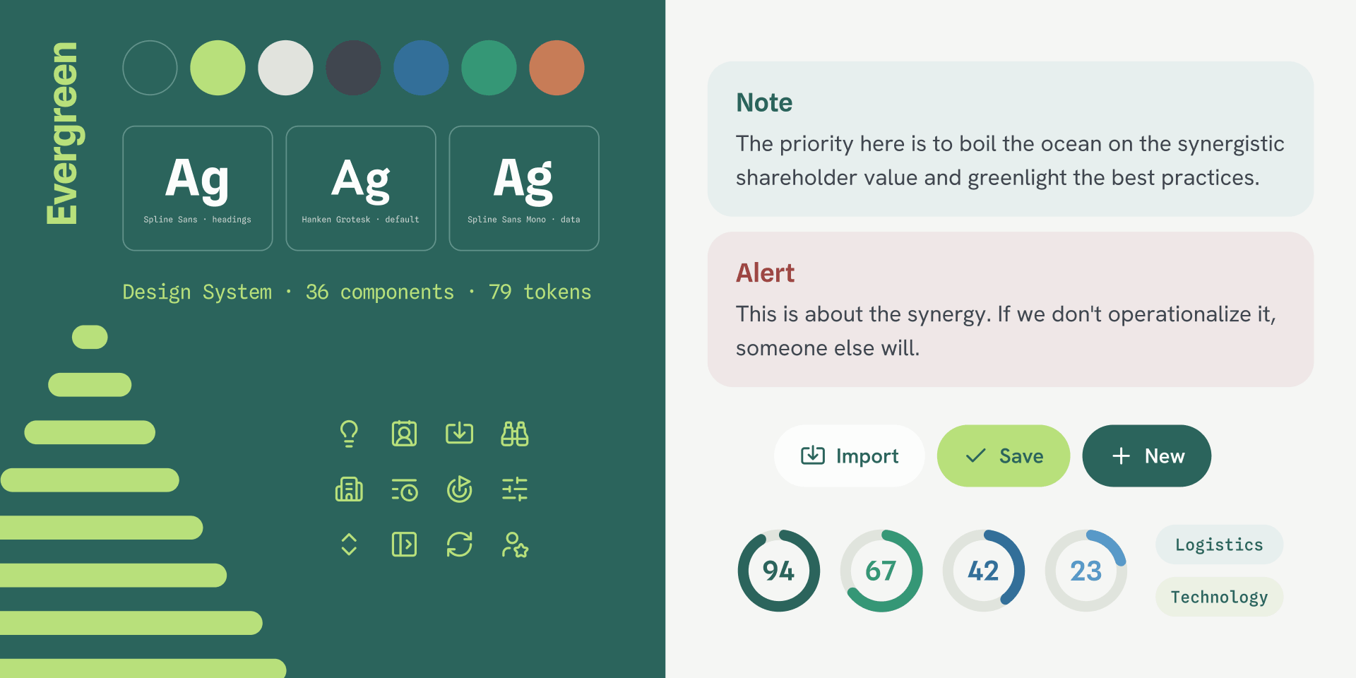 Evergreen Design System project screenshot